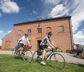 James and Matthew at Walk Farm