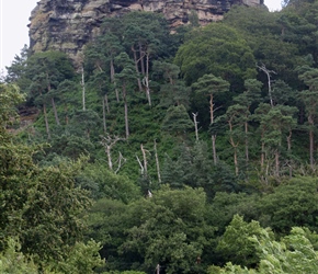 Towards Beeston Castle up high and ahead