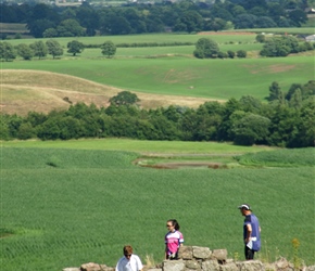 Richard, Lucy and Matthew explore Beeston Castle