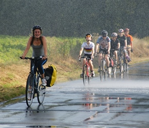 Katie through the sprinter near Proitzer