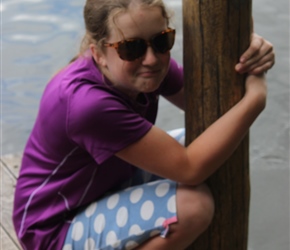 Louise at the Otter Centre