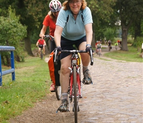 Penny on the cobbles