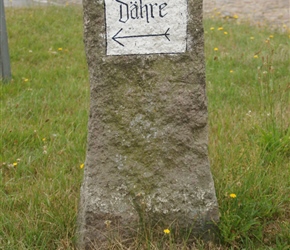 Dahre signpost