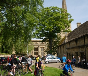 Ruby leaves Burford Church