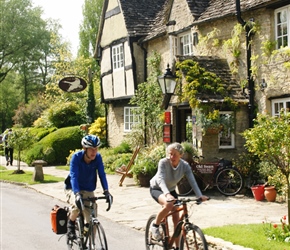 William and Jo passes through Minster Lovell