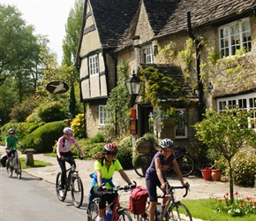 Alice, Kate and Ruby passes through Minster Lovell