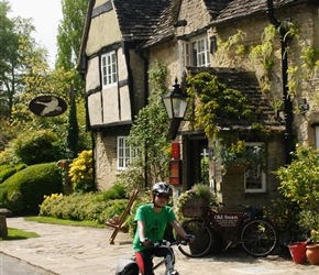 Kate passes through Minster Lovell