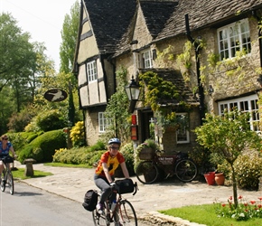 Sarah passes through Minster Lovell