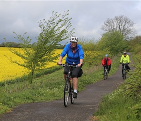 Marie Cook along route 24 between Radstock and Mells