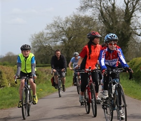 Oliver, Jacob and Ruby near Gurney Slade