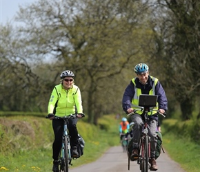 Jo Evans, Keith Knott near Gurney Slade