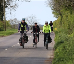 Keith, Pauline and Jo pass Mendip Golf Club