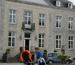 Emma and Sam at Chateau de Halloy