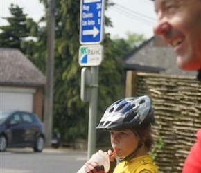 The rule is keep feeding them. Jacob takes  milkshake on board