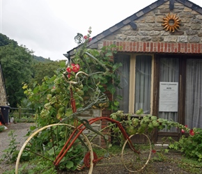 Bicycle sculpture in Durnal