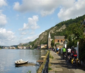 Entering Dinant