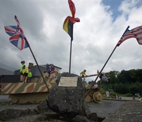 This Surviving German Panzer V Panther Ausf. G tank took part in the 1944 WW2 Battle of the Bulge in the Belgium Ardennes.