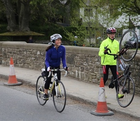 Ruby over Leintwardine bridge