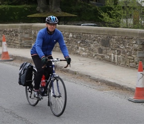 Nigel Peters over Leintwardine bridge