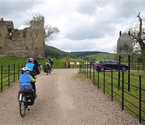 Kim and Seren Hart at Hopton Castle