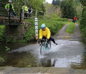 Penny Peters through ford in Clun