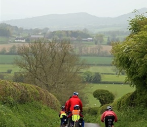 Descending towards Bishops Castle