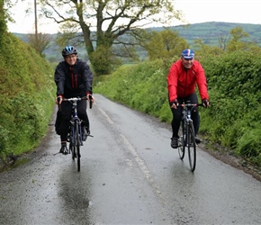 Nigel Peters and Kevin Merrison near Montgomery