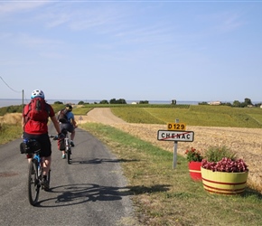 Descending from Chenac 