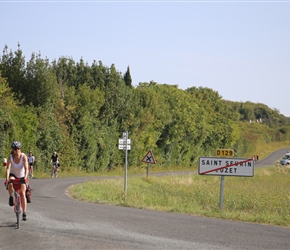 Nicola descending from Chenac