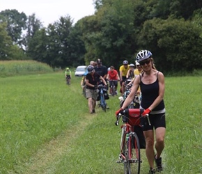 Nicola Turnpenny near Charente River