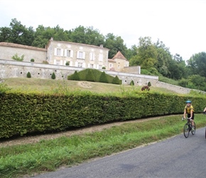 Martha and Anna Lise near Charente River