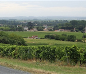 Descending towards Jarnac