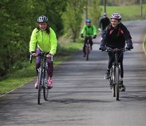 Kate and Alice leave Hatton Locks