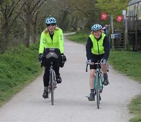 Penny and Siobhan on Greenway