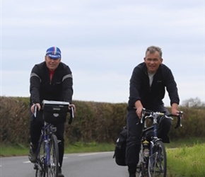 Kevin and James near Aston Cantlow