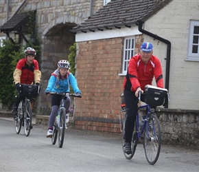 William, Charlotte and Kevin at Upton