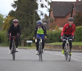 Ned, Jacob and Oliver at Welford-on-Avon