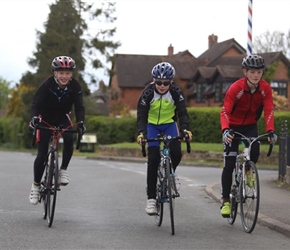 Ned, Jacob and Oliver at Welford-on-Avon