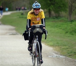 Siobhan on Greenway to Stratford