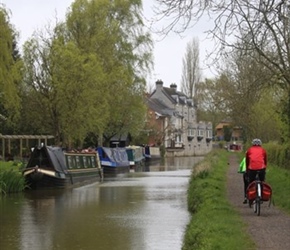 Phil Toy on the canal near Wilmcote