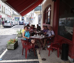 Heather and Jonathan at Chateauneuf