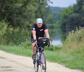 Kevin Merrison on river path