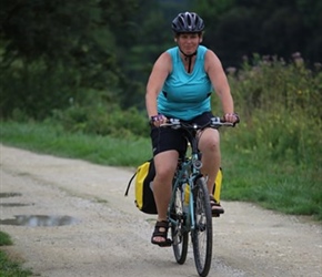 Heather Smith on river path