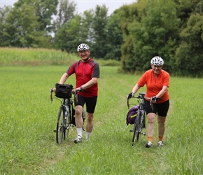 Simon and Laurinda Elliott on track