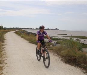 Liam on coast cycleway