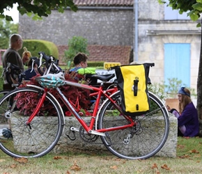 Louise's bike at Berneuil