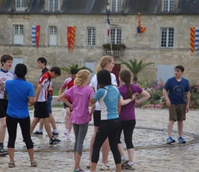 Children and Fountains at Pons