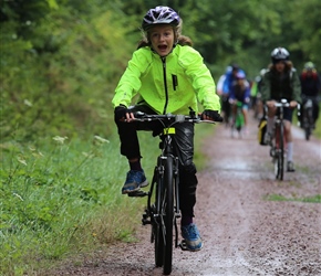 Rose Taylor along the Carentan Cyclepath