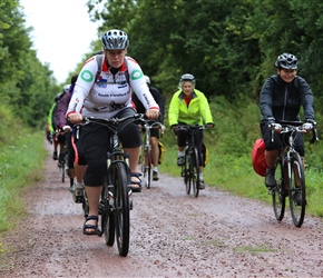 Wendy Walker along the Carentan Cyclepath