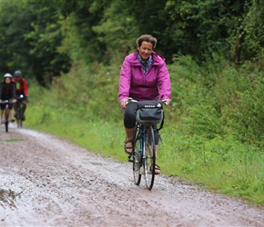 Veronica along the Carentan Cyclepath